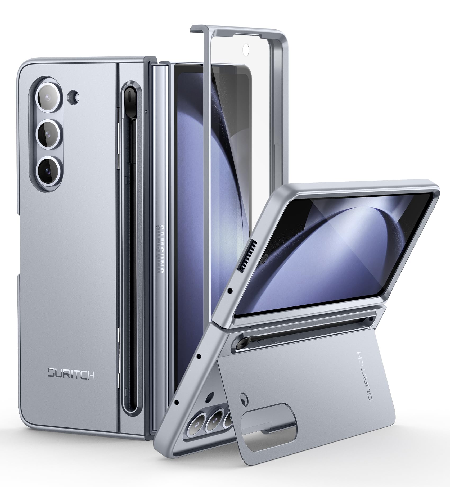 Amazon.com: SURITCH for Samsung Galaxy Z Fold 5 Case with